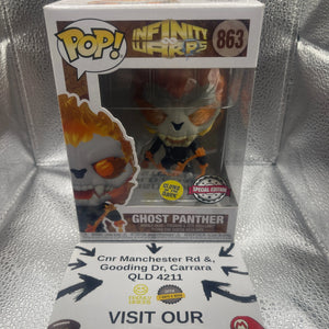 Funko Pop Bobblehead #860 Infinity Warps Marvel Ghost Panther FRENLY BRICKS - Open 7 Days