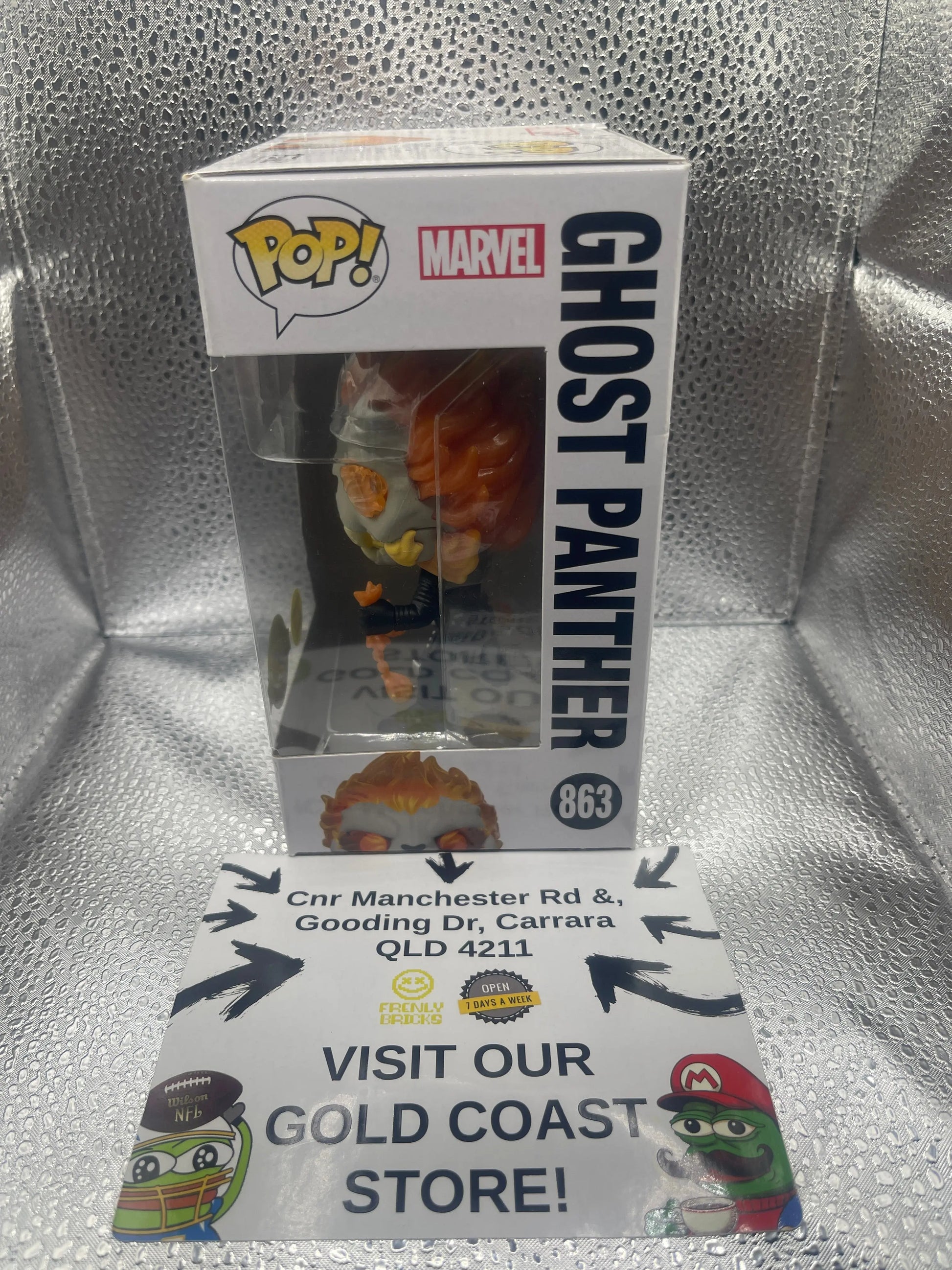 Funko Pop Bobblehead #860 Infinity Warps Marvel Ghost Panther FRENLY BRICKS - Open 7 Days