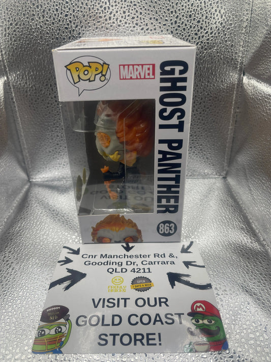 Funko Pop Bobblehead #860 Infinity Warps Marvel Ghost Panther FRENLY BRICKS - Open 7 Days