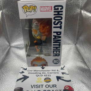 Funko Pop Bobblehead #860 Infinity Warps Marvel Ghost Panther FRENLY BRICKS - Open 7 Days