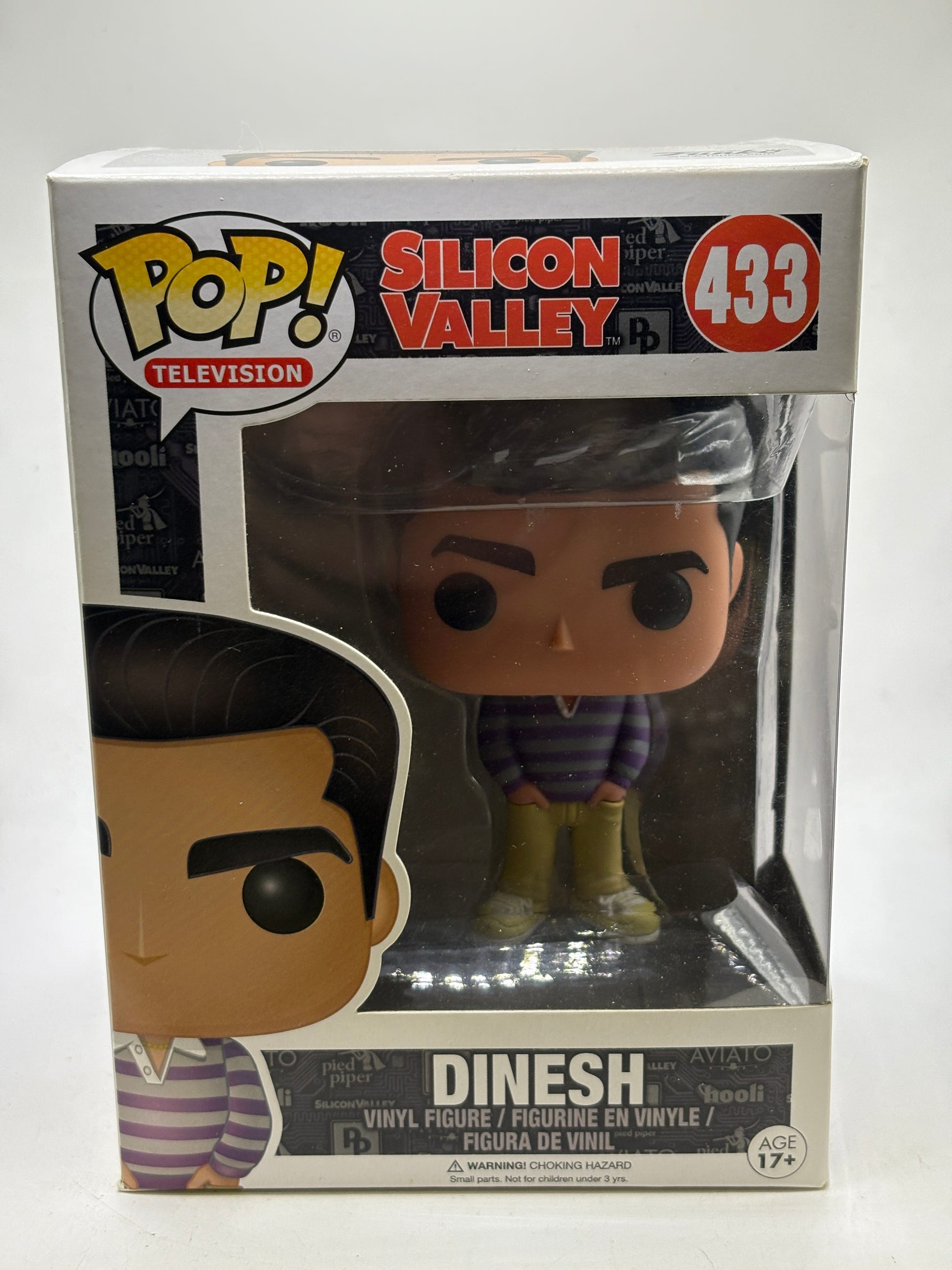 Funko POP! Television Silicon Valley #433 Dinesh Vinyl Figure image 1