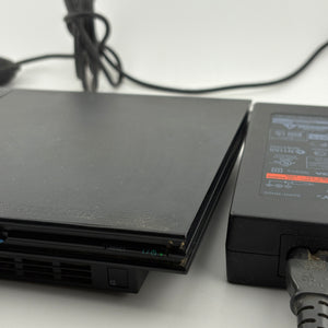 Sony Playstation 2 Slim Console with Cables & Controller (Power Tested Turning On)