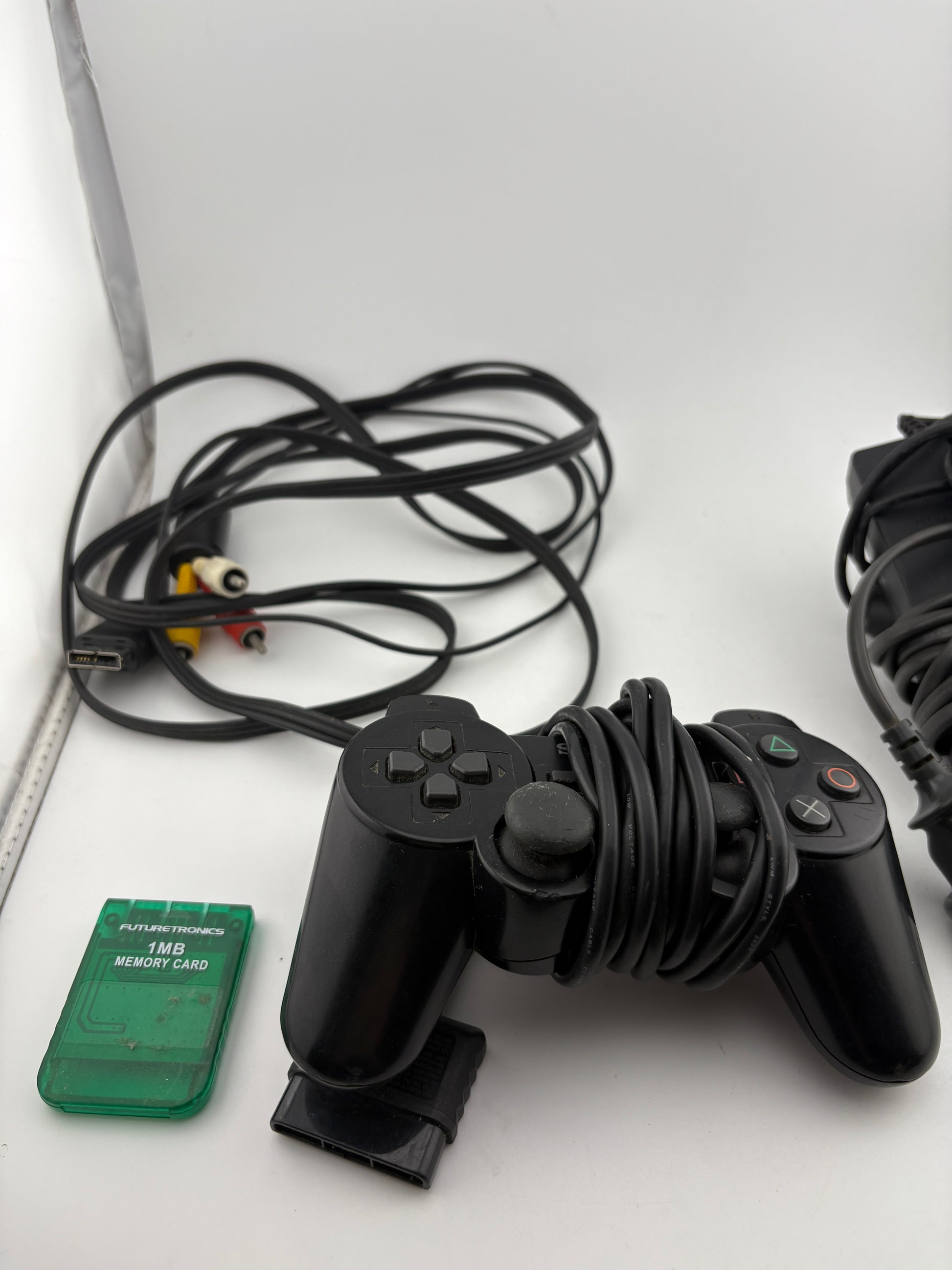 Sony Playstation 2 Slim Console with Cables & Controller (Power Tested Turning On)