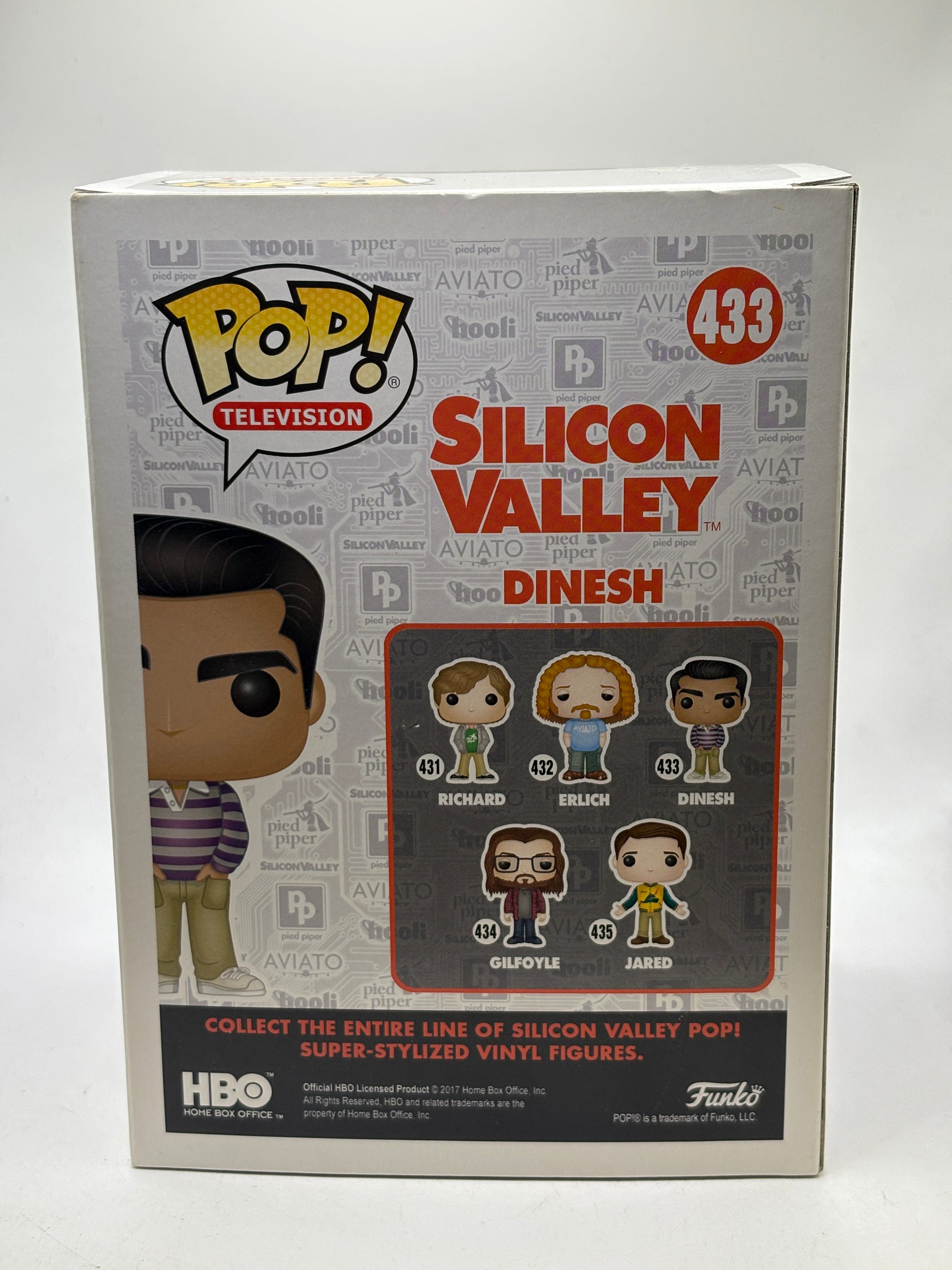 Funko POP! Television Silicon Valley #433 Dinesh Vinyl Figure image 3