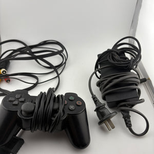 Sony Playstation 2 Slim Console with Cables & Controller (Power Tested Turning On)