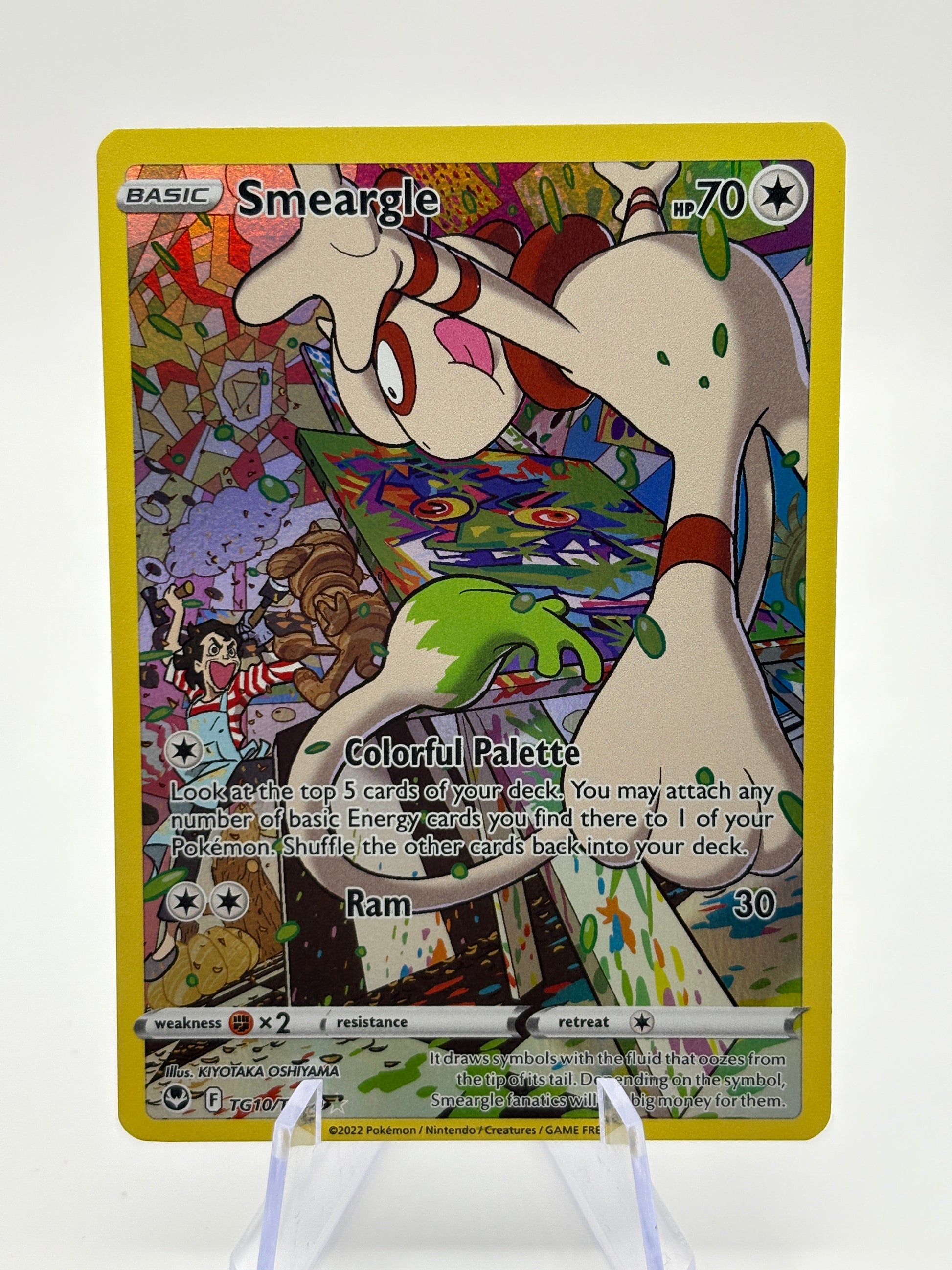 Pokemon TCG Silver Tempest - Smeargle TG10/TG30 Full Art NM FRENLY BRICKS - Open 7 Days
