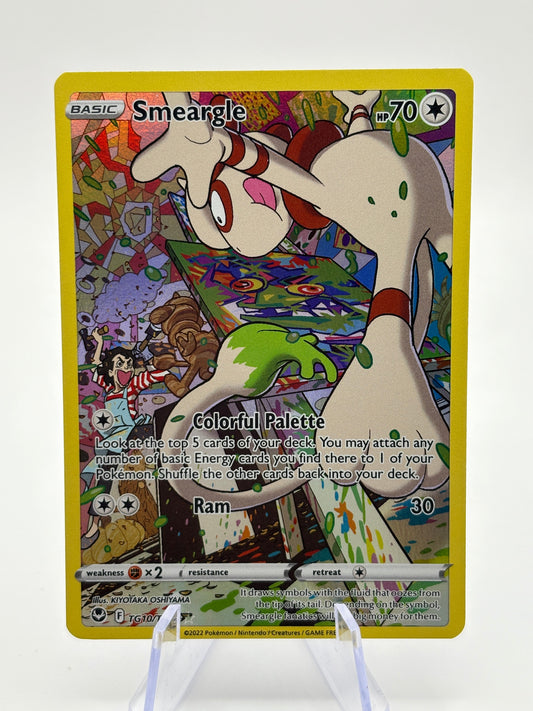 Pokemon TCG Silver Tempest - Smeargle TG10/TG30 Full Art NM FRENLY BRICKS - Open 7 Days