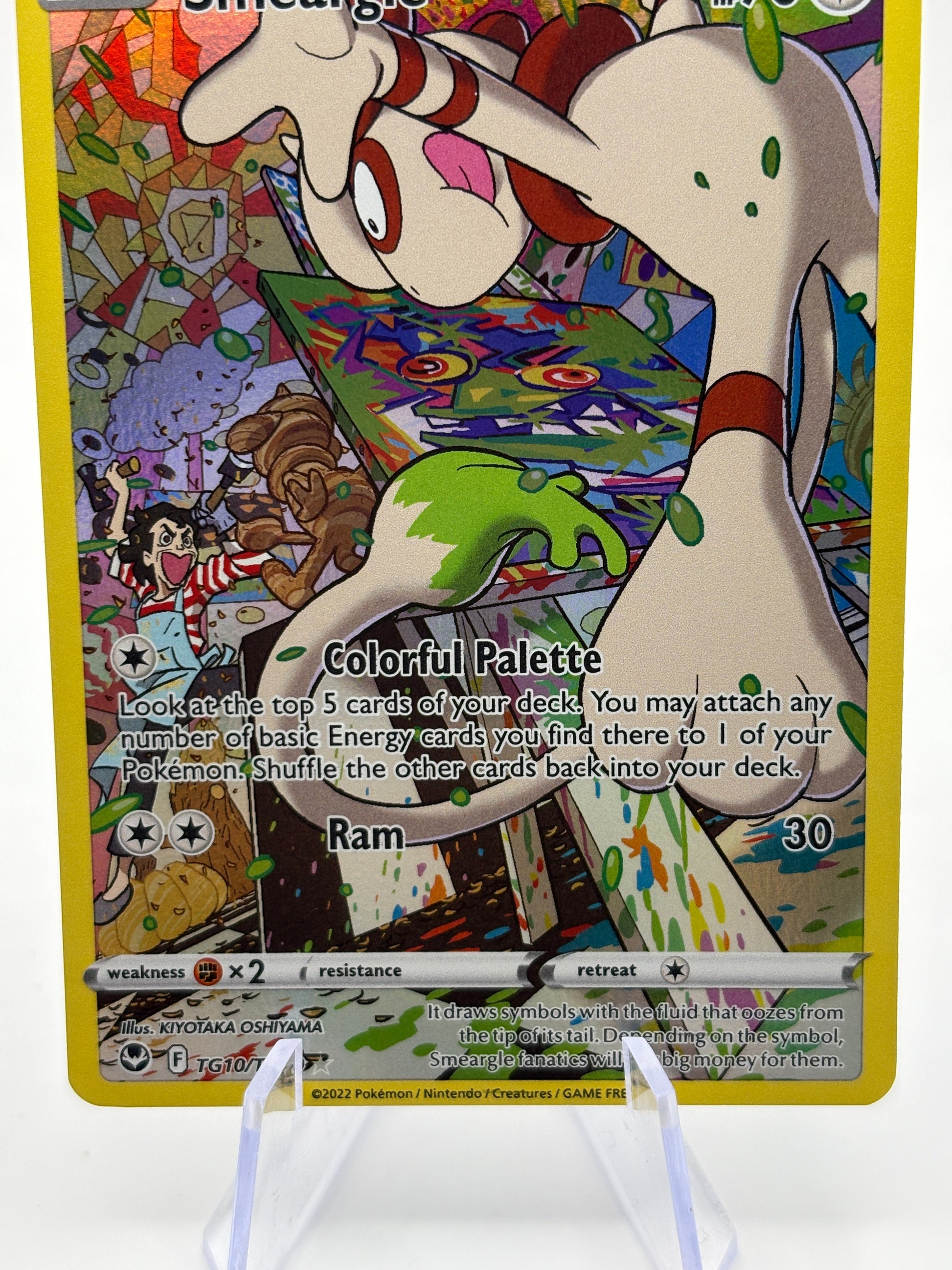 Pokemon TCG Silver Tempest - Smeargle TG10/TG30 Full Art NM FRENLY BRICKS - Open 7 Days