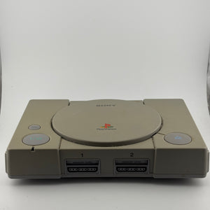 Original PlayStation One Console with 2 Controllers and Cabels (Power Tested Turns On)