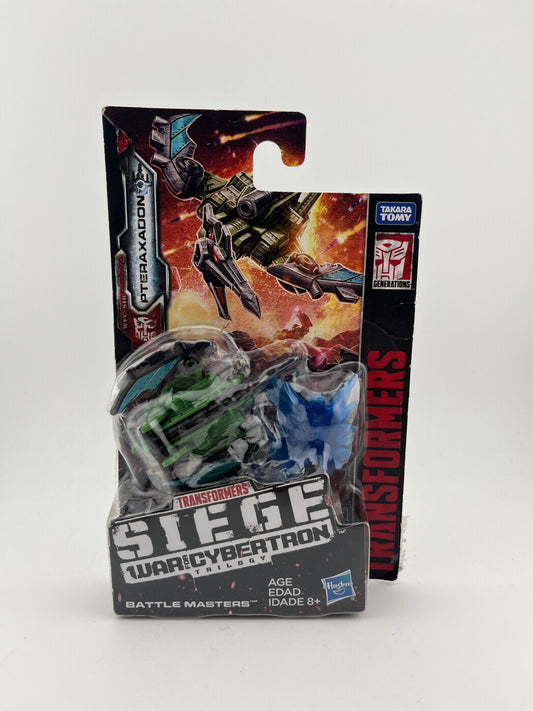 Transformers -  Siege (War for Cybertron) - Battle Masters - Pteraxadon- Sealed FRENLY BRICKS - Open 7 Days
