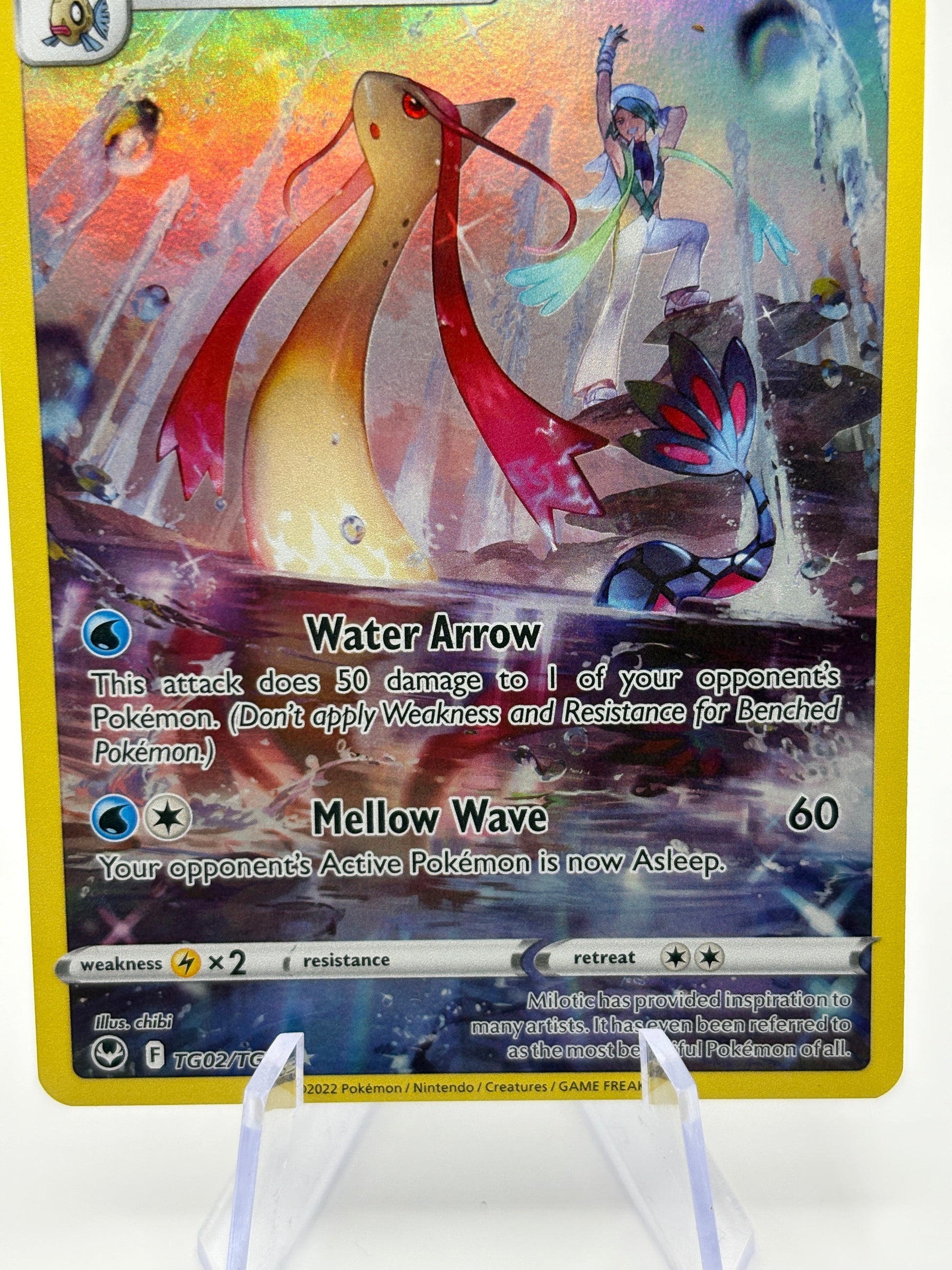 Pokemon TCG Silver Tempest - Milotic TG02/TG30 Full Art NM FRENLY BRICKS - Open 7 Days