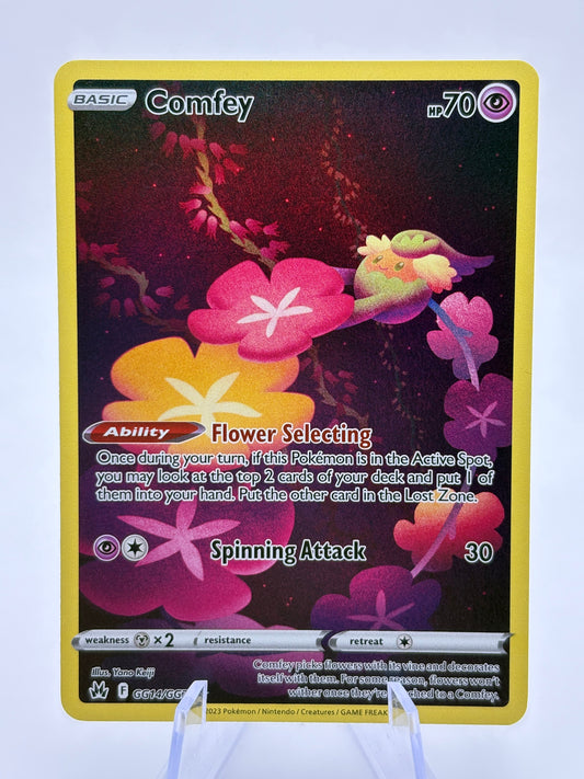 Pokemon TCG Crown Zenith - Comfey GG14/GG70 Full Art Nm FRENLY BRICKS - Open 7 Days
