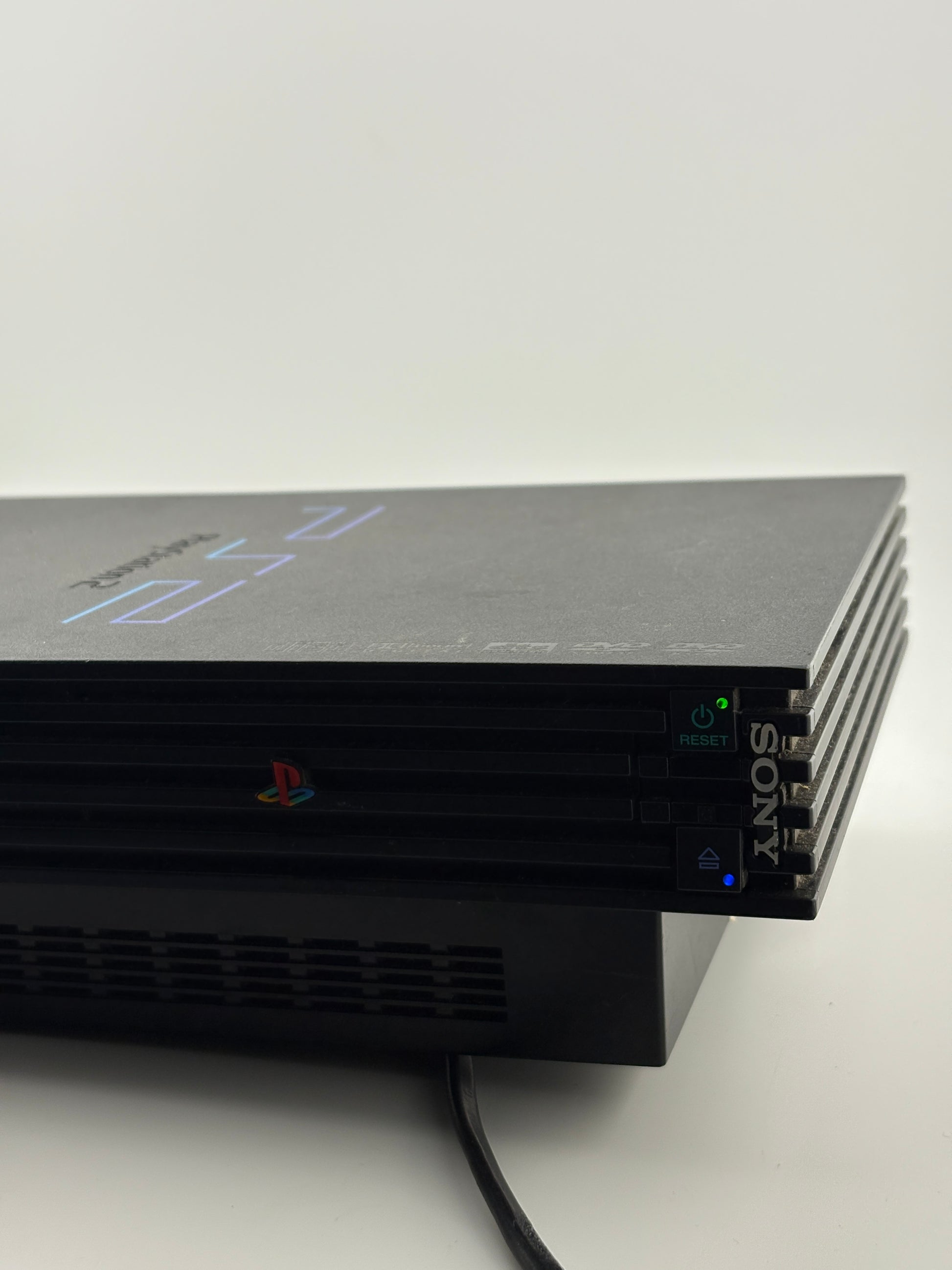 Sony PlayStation 2 Video Game Console with 2 Controllers, Cables & Memory (Power Tested)