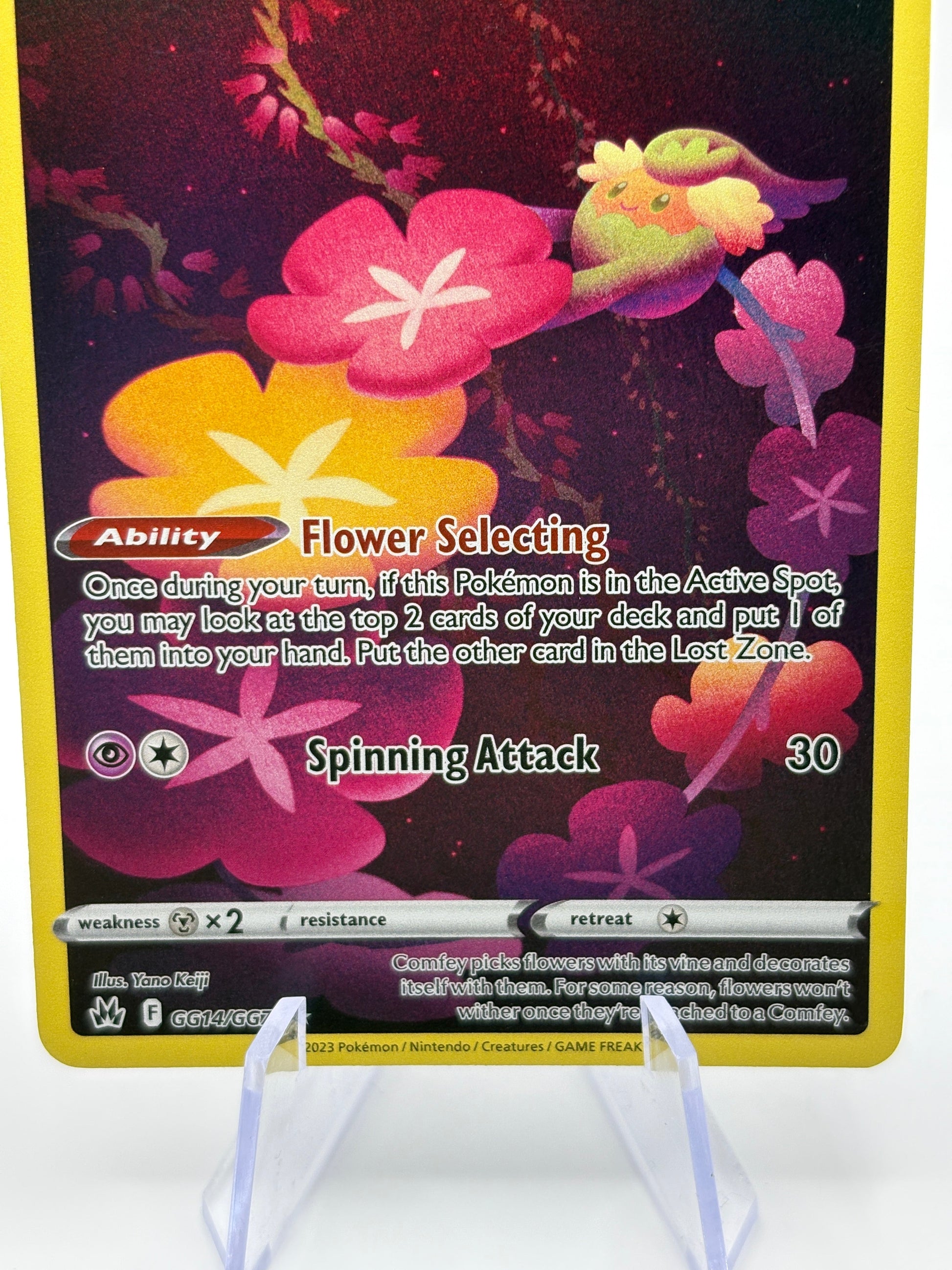 Pokemon TCG Crown Zenith - Comfey GG14/GG70 Full Art Nm FRENLY BRICKS - Open 7 Days