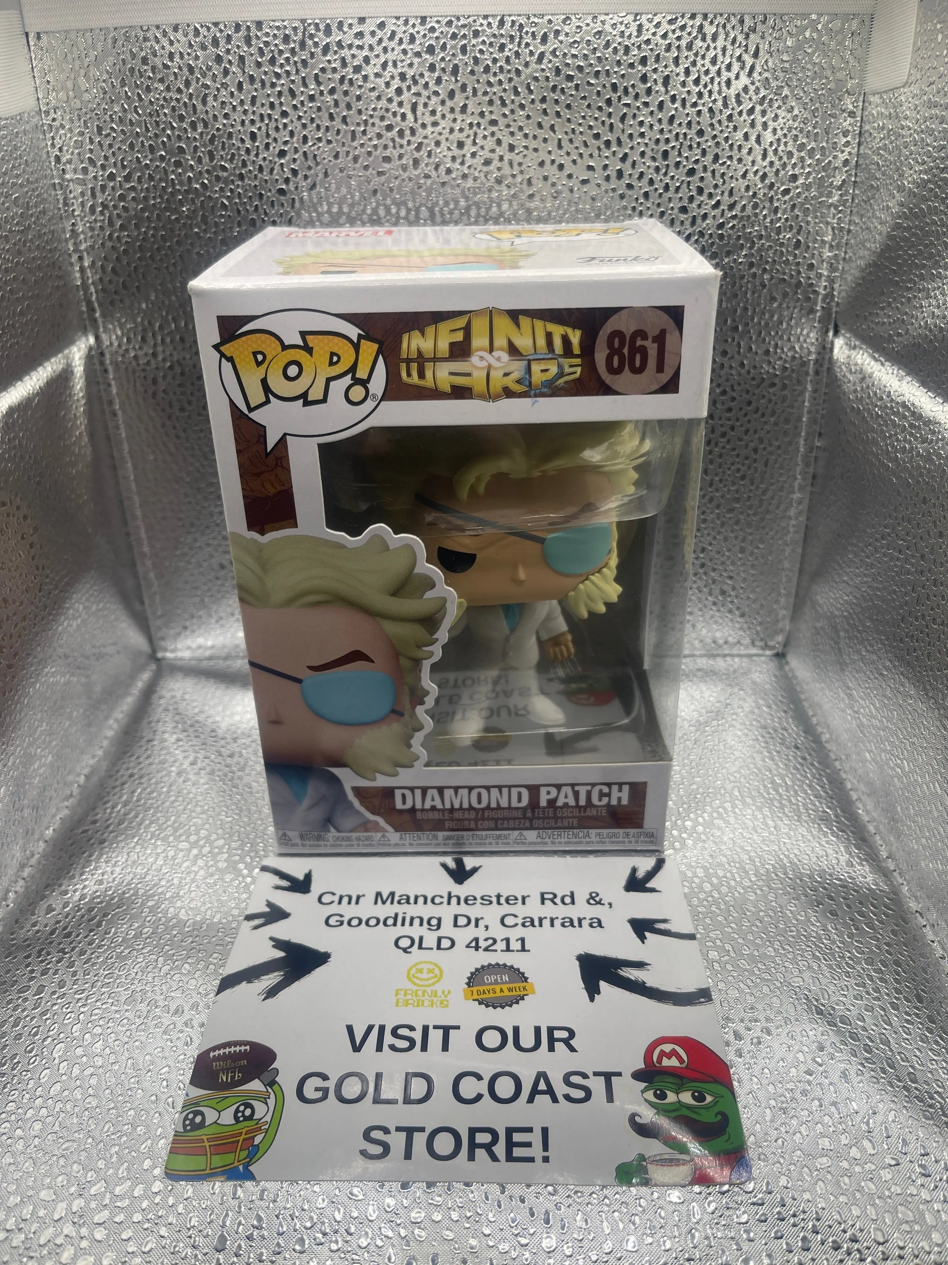 Funko Pop! Vinyl: Marvel - Diamond Patch #861 Infinity Warps FRENLY BRICKS - Open 7 Days