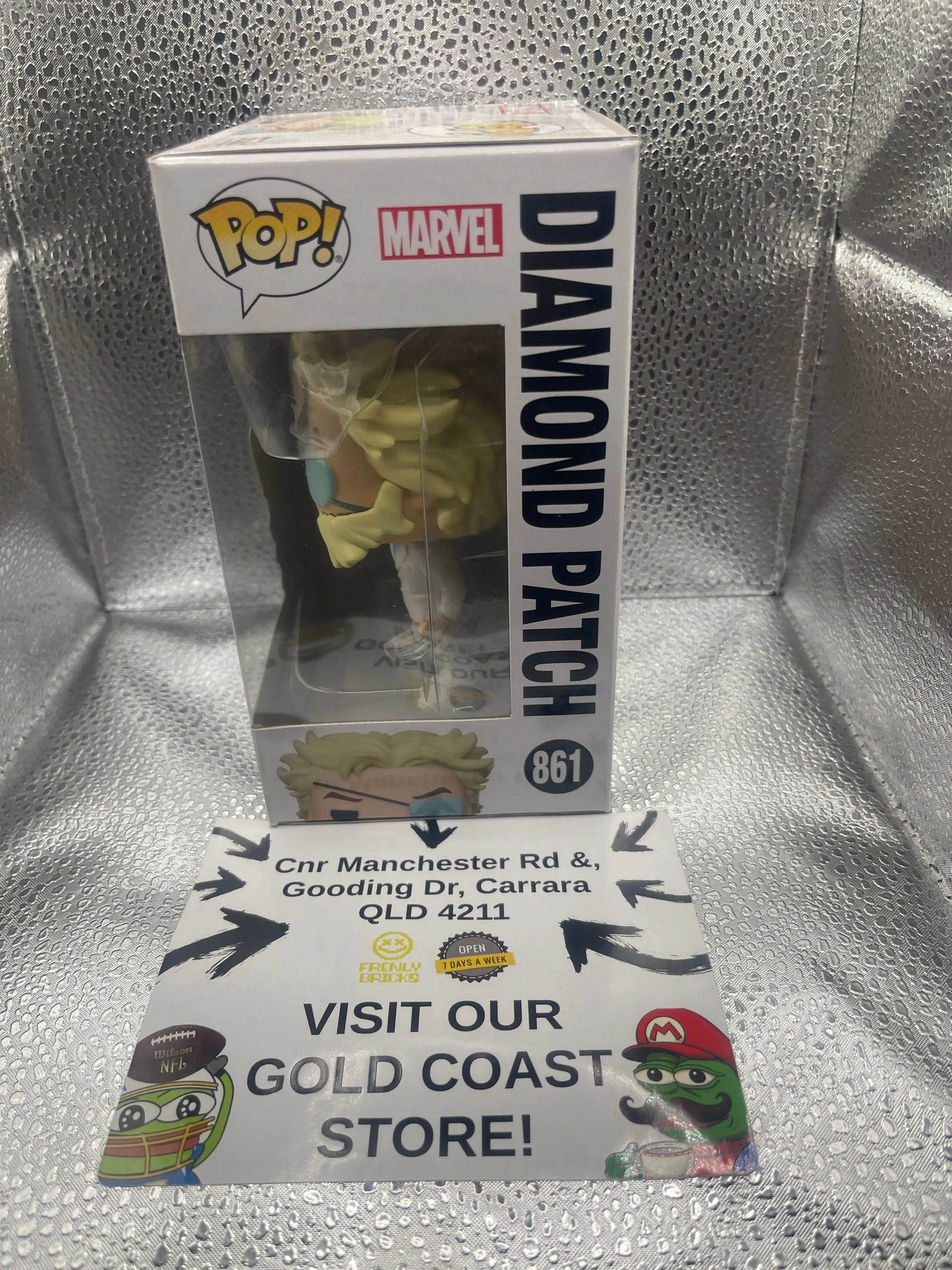 Funko Pop! Vinyl: Marvel - Diamond Patch #861 Infinity Warps FRENLY BRICKS - Open 7 Days