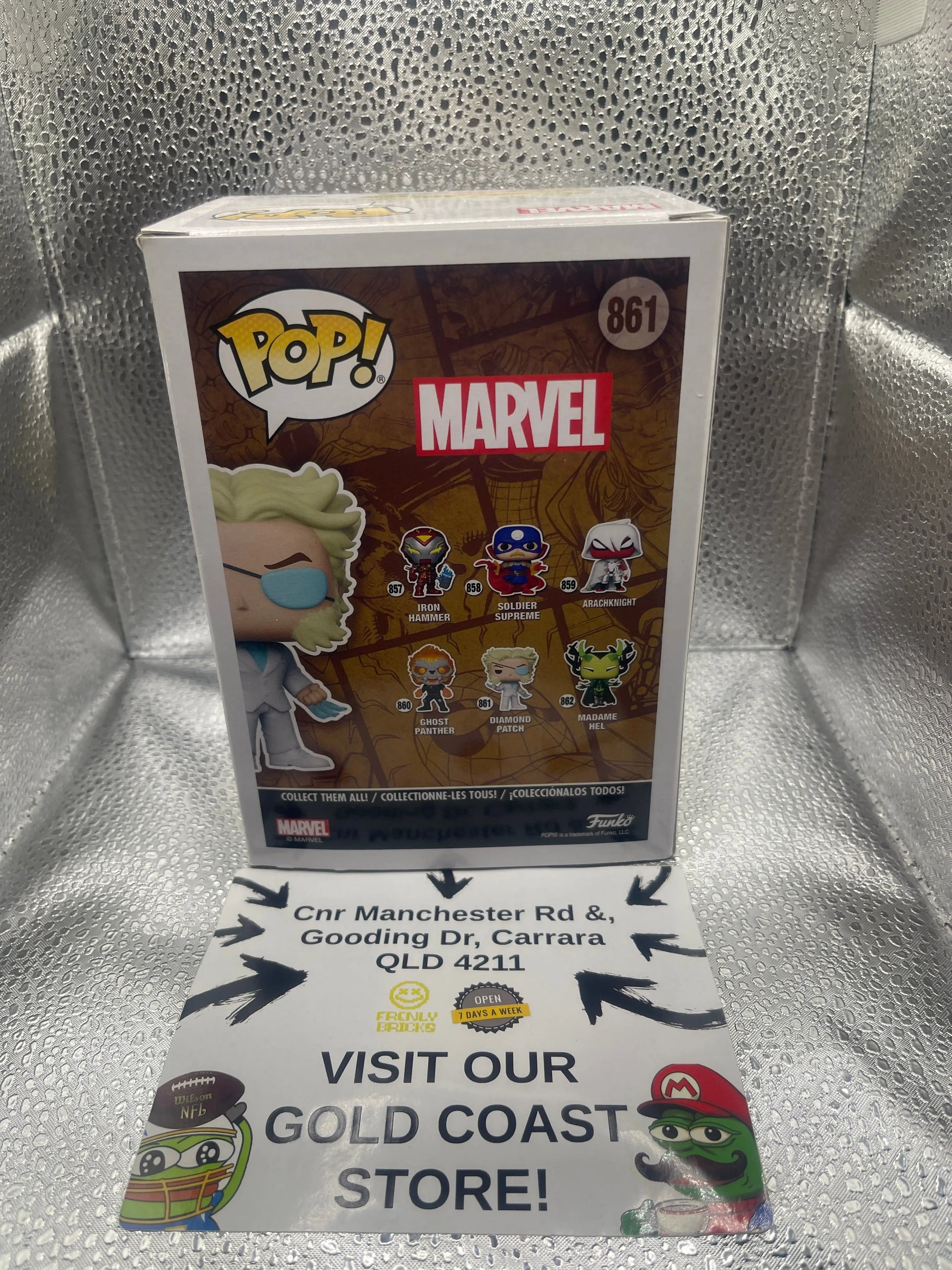 Funko Pop! Vinyl: Marvel - Diamond Patch #861 Infinity Warps FRENLY BRICKS - Open 7 Days