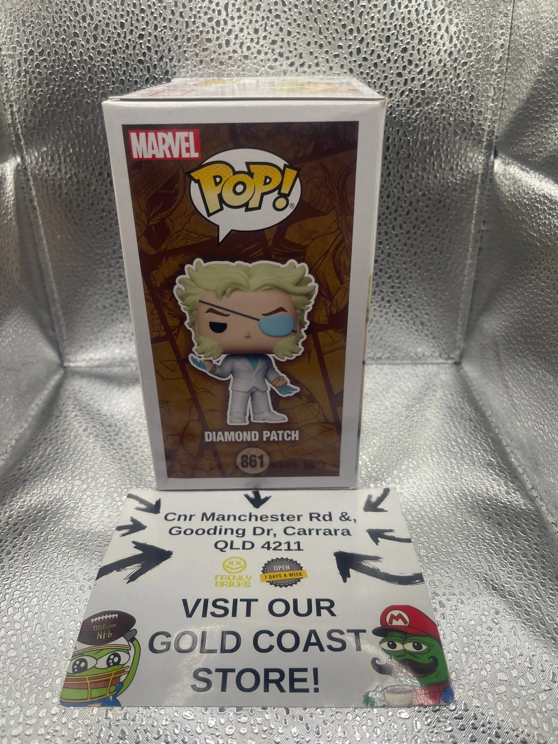 Funko Pop! Vinyl: Marvel - Diamond Patch #861 Infinity Warps FRENLY BRICKS - Open 7 Days