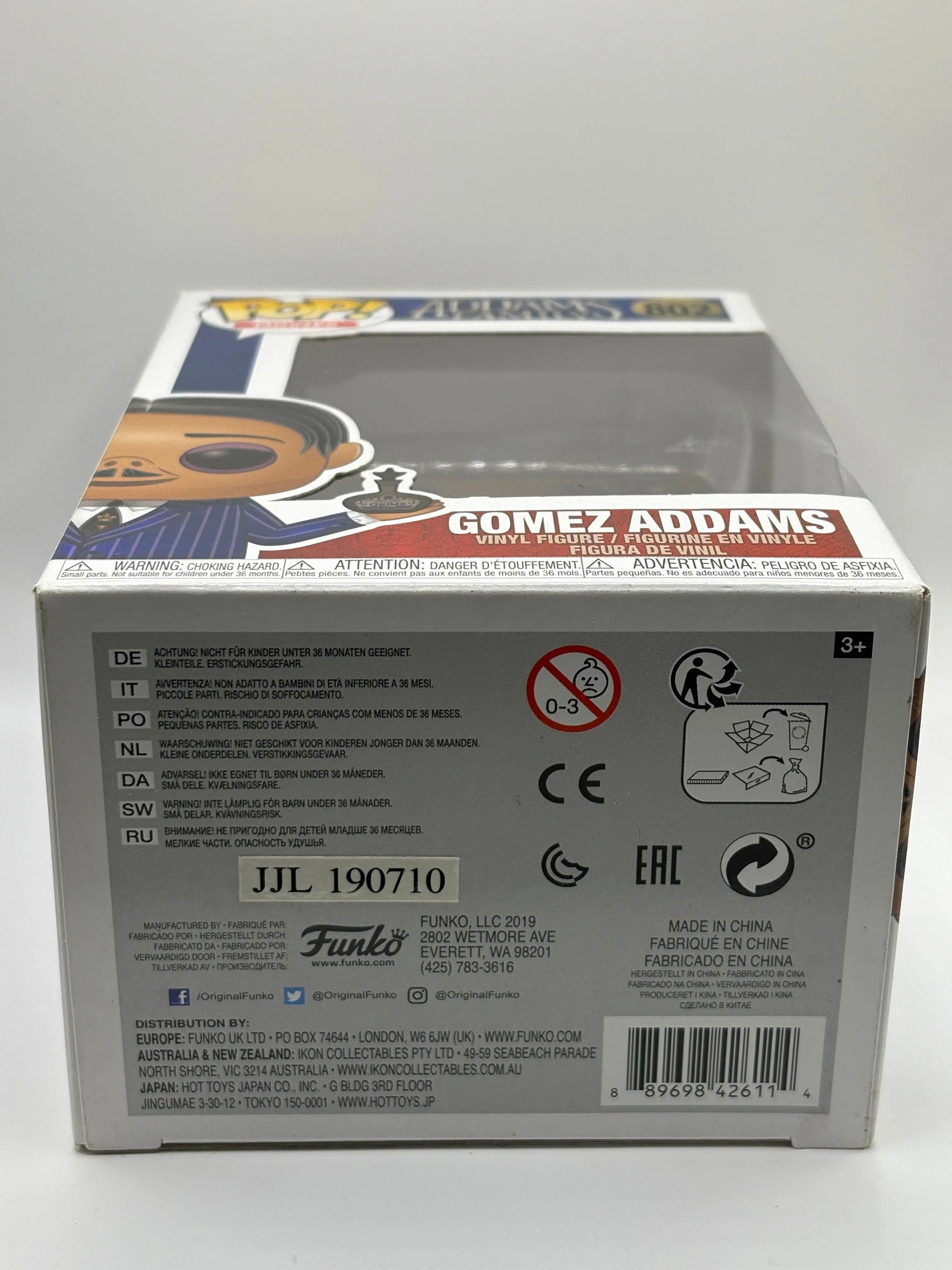 Funko POP! Movies The Addams Family #802 Gomez Addams FRENLY BRICKS - Open 7 Days