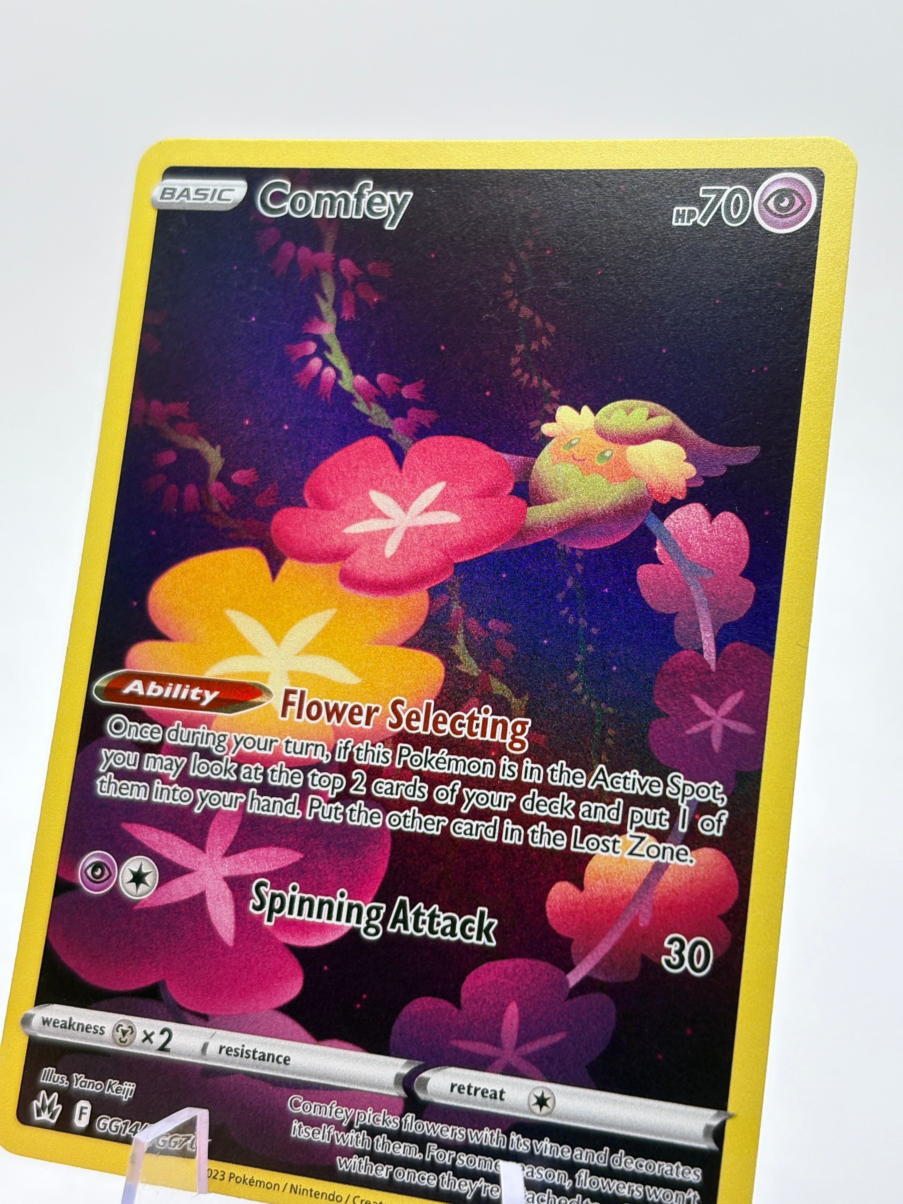 Pokemon TCG Crown Zenith - Comfey GG14/GG70 Full Art Nm