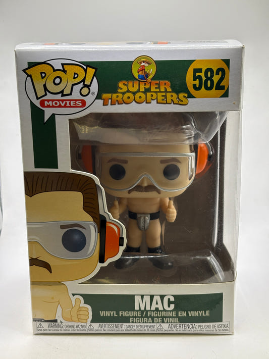 Funko POP! Movies Super Trooper #582 Mac Vinyl Figure