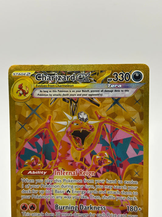Pokemon TCG Obsidian Flame - Charizard EX 228/197 HP *creased* FRENLY BRICKS - Open 7 Days