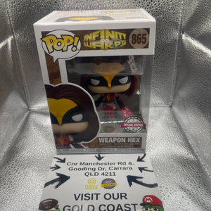 FUNKO POP! Marvel Infinity Warps Weapon Hex #865 Special Edition FRENLY BRICKS - Open 7 Days