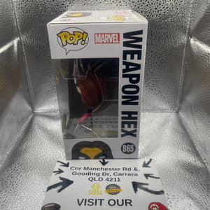 FUNKO POP! Marvel Infinity Warps Weapon Hex #865 Special Edition FRENLY BRICKS - Open 7 Days