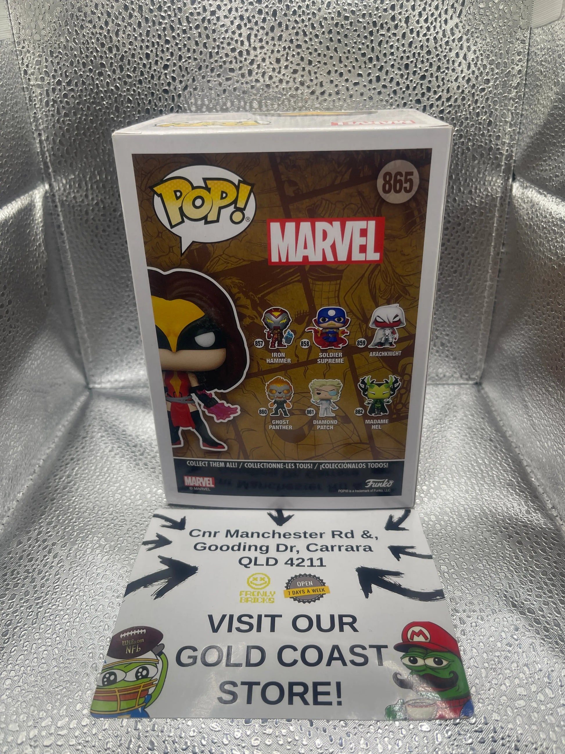 FUNKO POP! Marvel Infinity Warps Weapon Hex #865 Special Edition FRENLY BRICKS - Open 7 Days