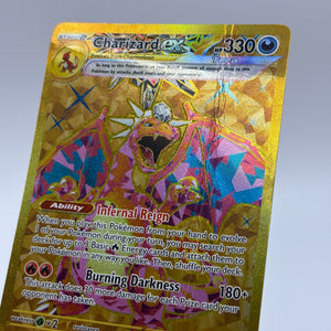 Pokemon TCG Obsidian Flame - Charizard EX 228/197 HP *creased* FRENLY BRICKS - Open 7 Days