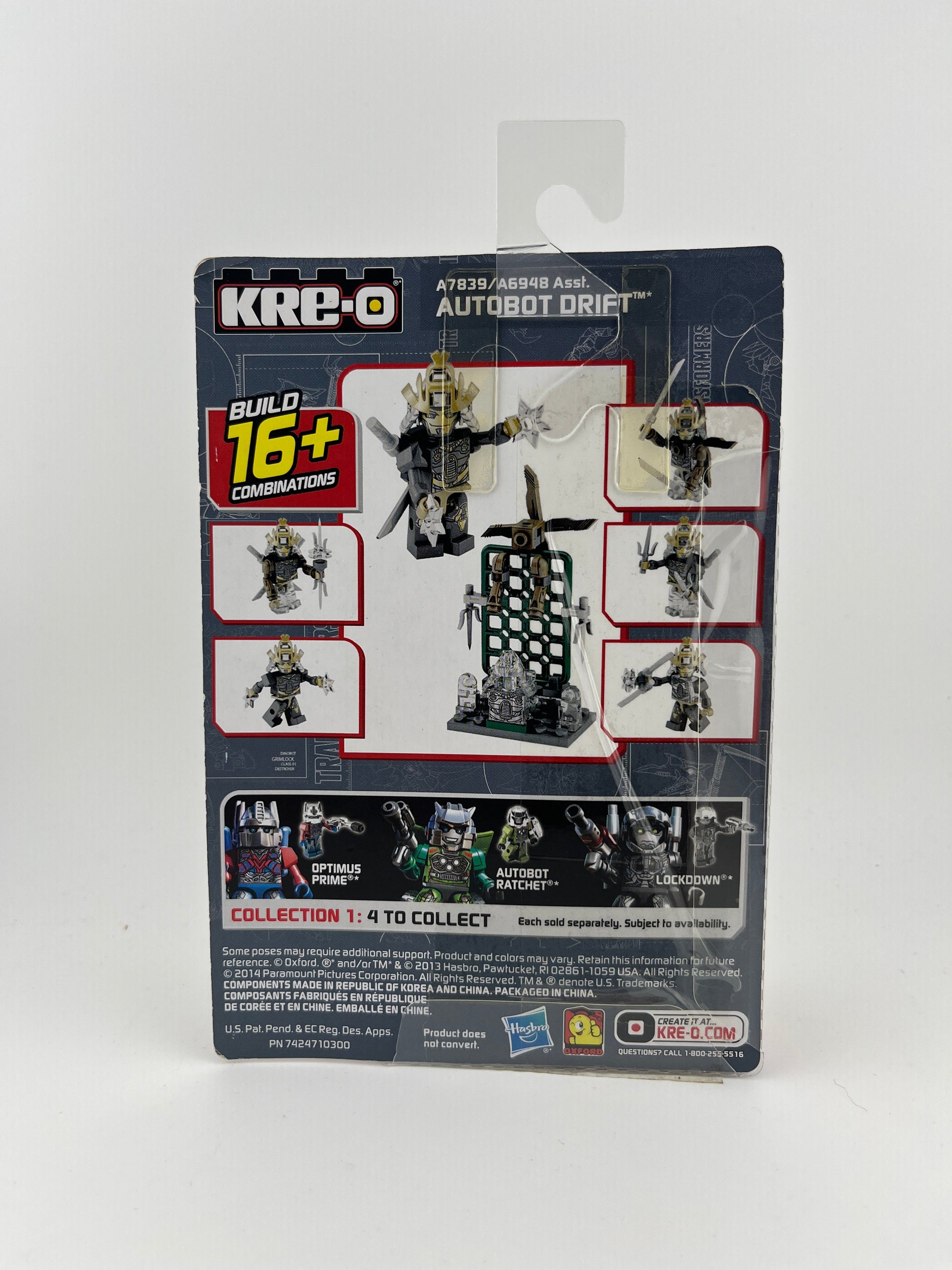 KRE-O Transformers Custom Kreon Autobot Drift Mini Figure Collection 1 New Rare FRENLY BRICKS - Open 7 Days