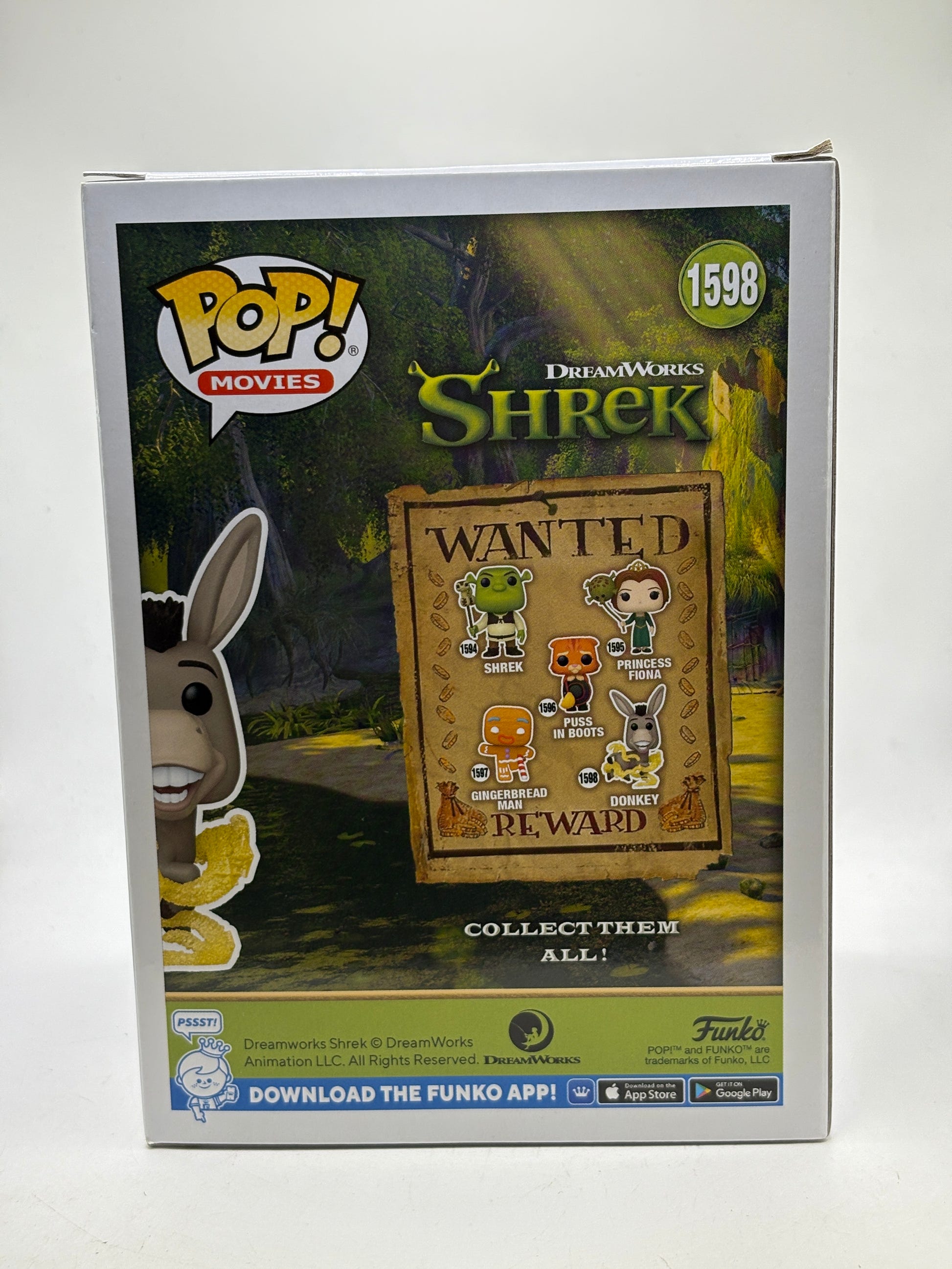 Funko POP! Movies Shrek #1598 Donkey Glitter Vinyl Figure image 3