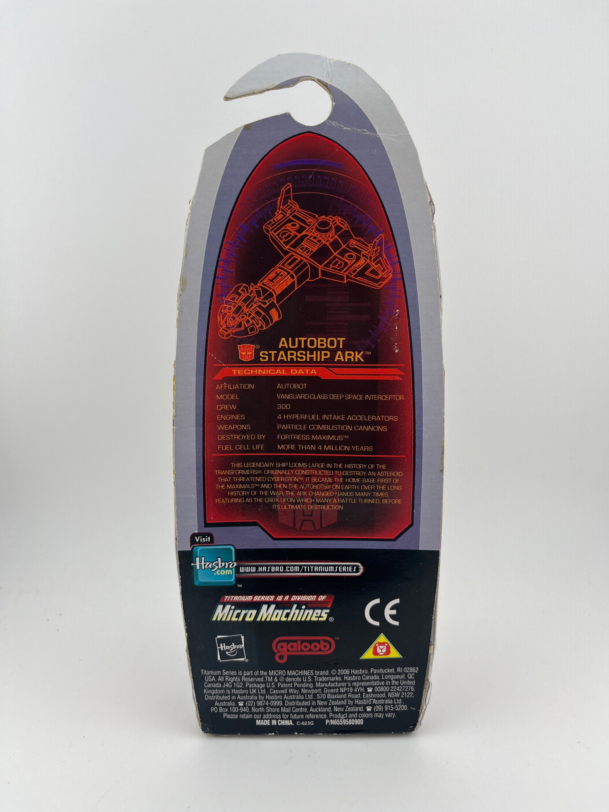 Hasbro Transformers - Titanium Series  "Autobot Starship Ark" Micro Machine 2006 FRENLY BRICKS - Open 7 Days