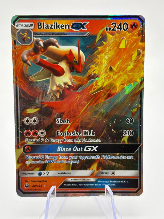 Pokemon TCG Celestial Storm - Blaziken GC 26/168 MP FRENLY BRICKS - Open 7 Days