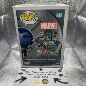 Funko POP Marvel - #643 Beast (Flocked) - Special Edition FRENLY BRICKS - Open 7 Days