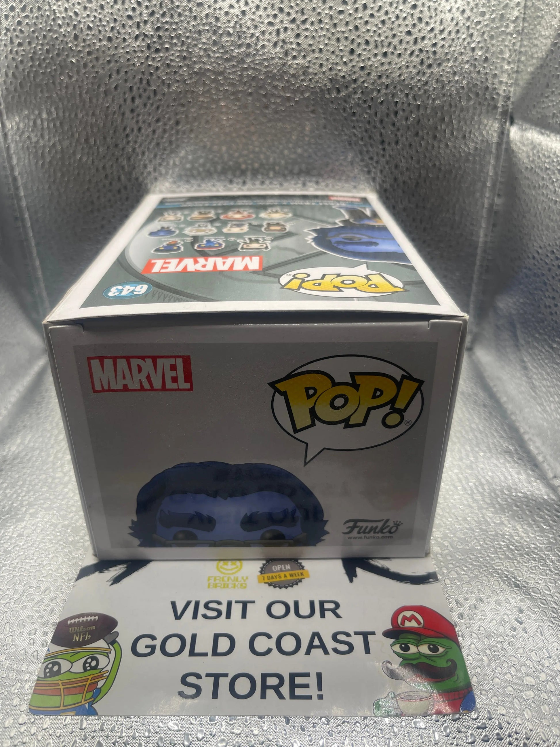 Funko POP Marvel - #643 Beast (Flocked) - Special Edition FRENLY BRICKS - Open 7 Days