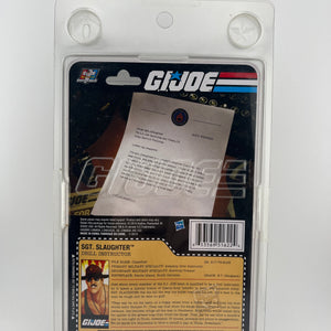 G.I. Joe 25th Anniversary - 2010 SDCC Sgt. Slaughter Team U.S.A Version Figure FRENLY BRICKS - Open 7 Days