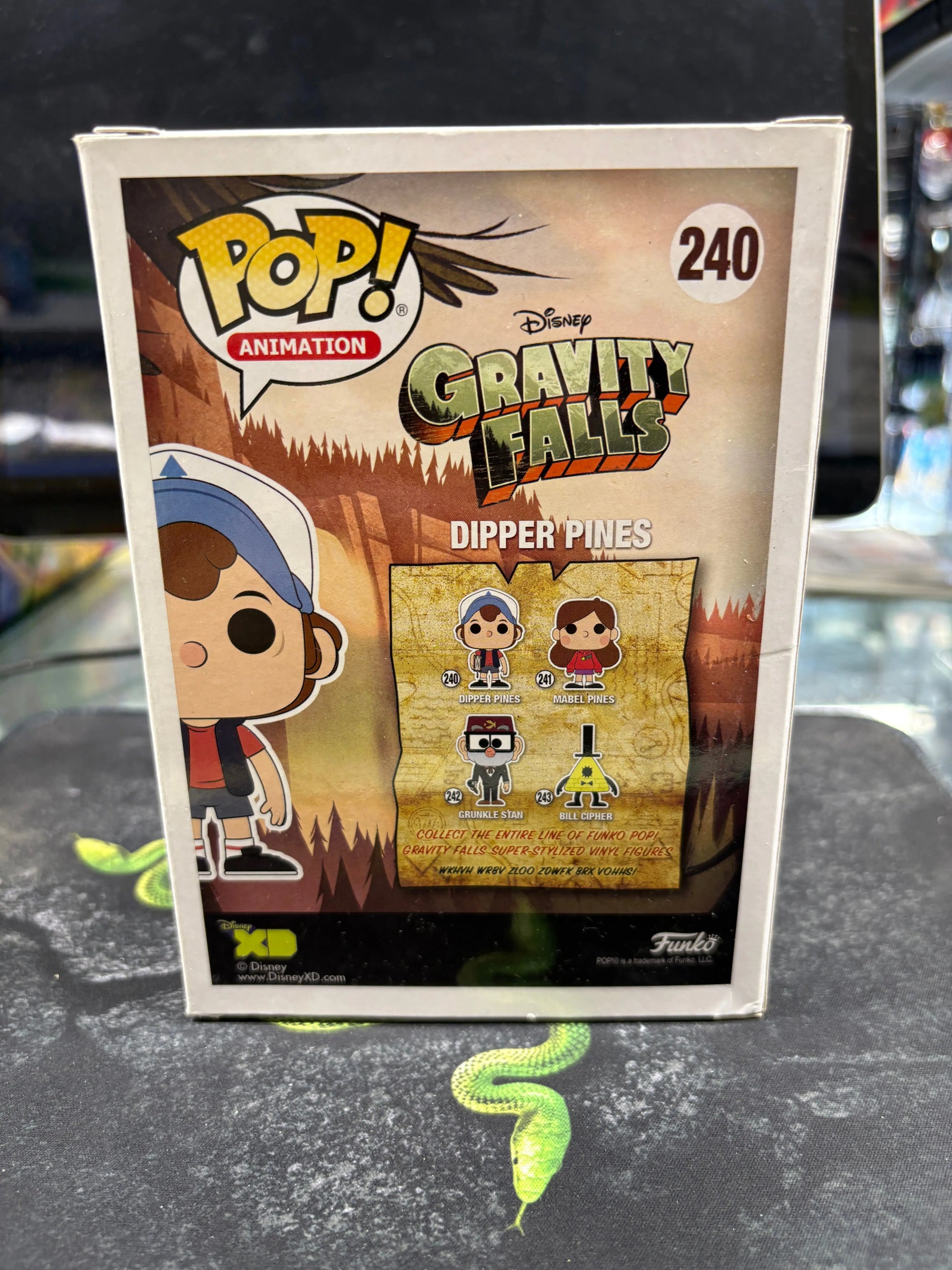 Funko Pop! Vinyl: Gravity Falls - Dipper Pines #240 Limited Edition Glow Chase FRENLY BRICKS - Open 7 Days