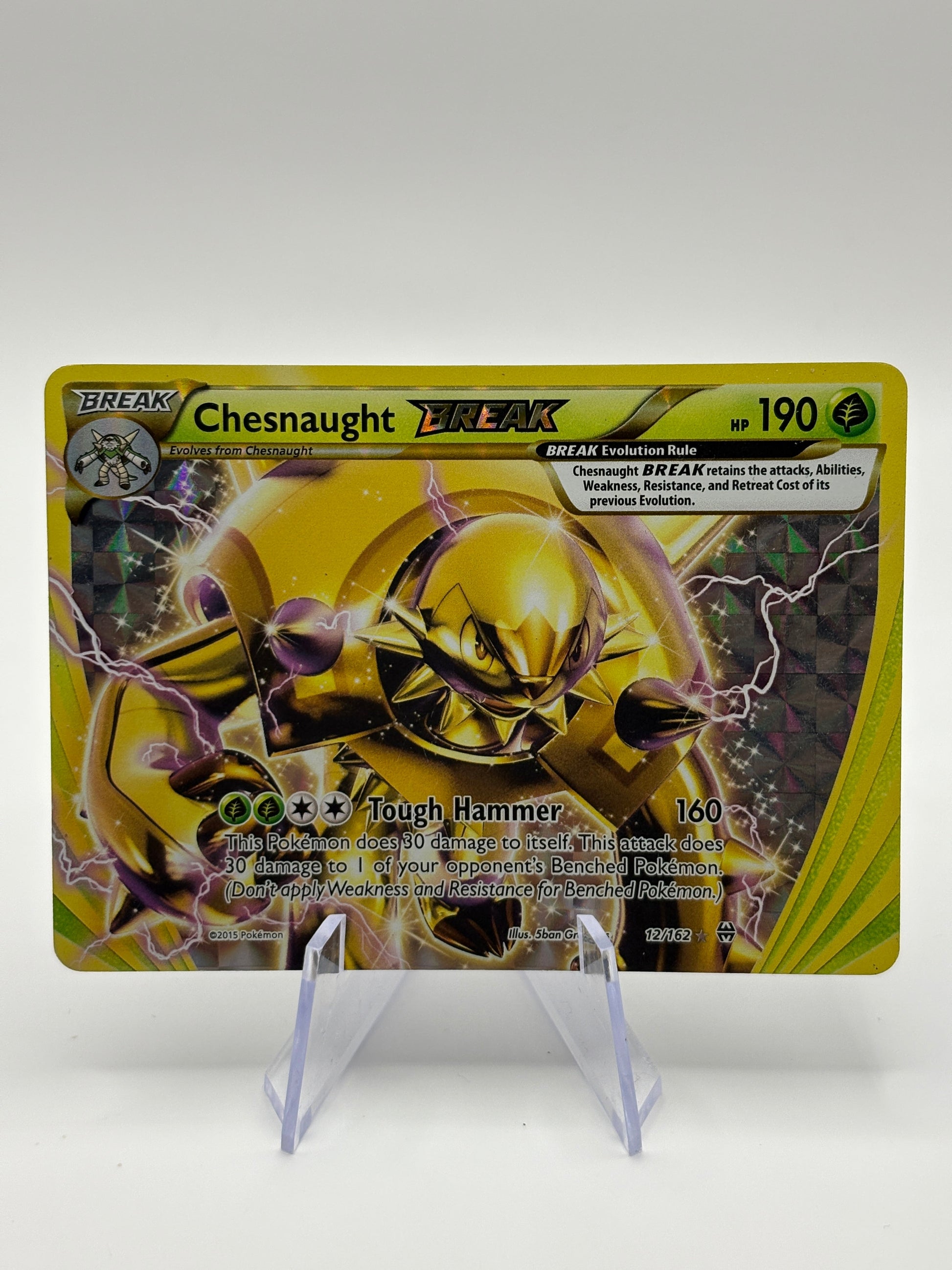 Pokemon TCG Breakthrough - Chesnaught BREAK 12/162 LP FRENLY BRICKS - Open 7 Days