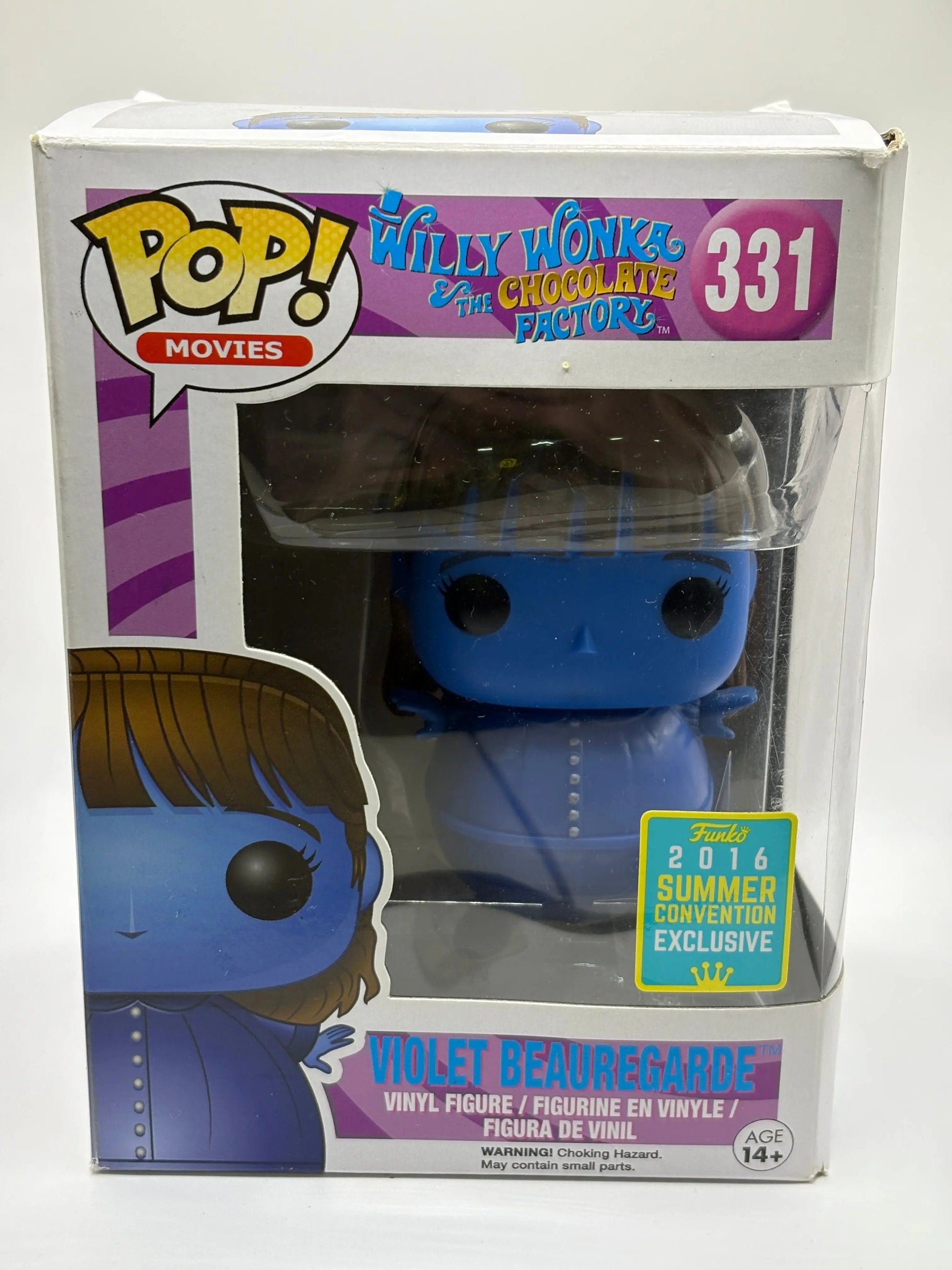 Funko POP! Movies Willy Wonka #331 Violet Beauregarde 2016 Summer Con FRENLY BRICKS - Open 7 Days
