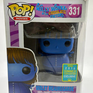 Funko POP! Movies Willy Wonka #331 Violet Beauregarde 2016 Summer Con FRENLY BRICKS - Open 7 Days