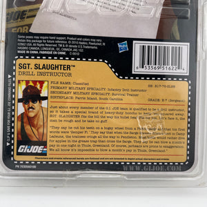 G.I. Joe 25th Anniversary - 2010 SDCC Sgt. Slaughter Team U.S.A Version Figure FRENLY BRICKS - Open 7 Days