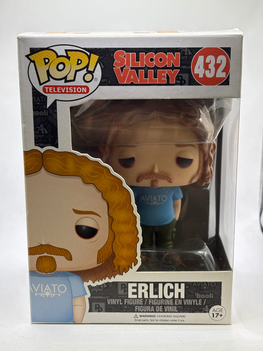 Funko POP! Television Silicon Valley #432 Erlich Vinyl Figure