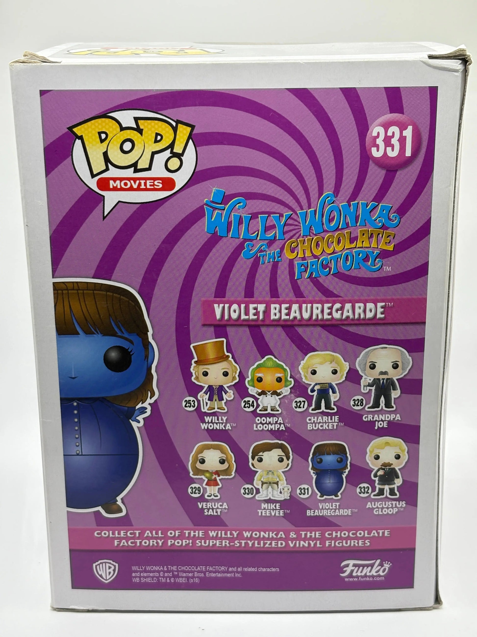Funko POP! Movies Willy Wonka #331 Violet Beauregarde 2016 Summer Con FRENLY BRICKS - Open 7 Days