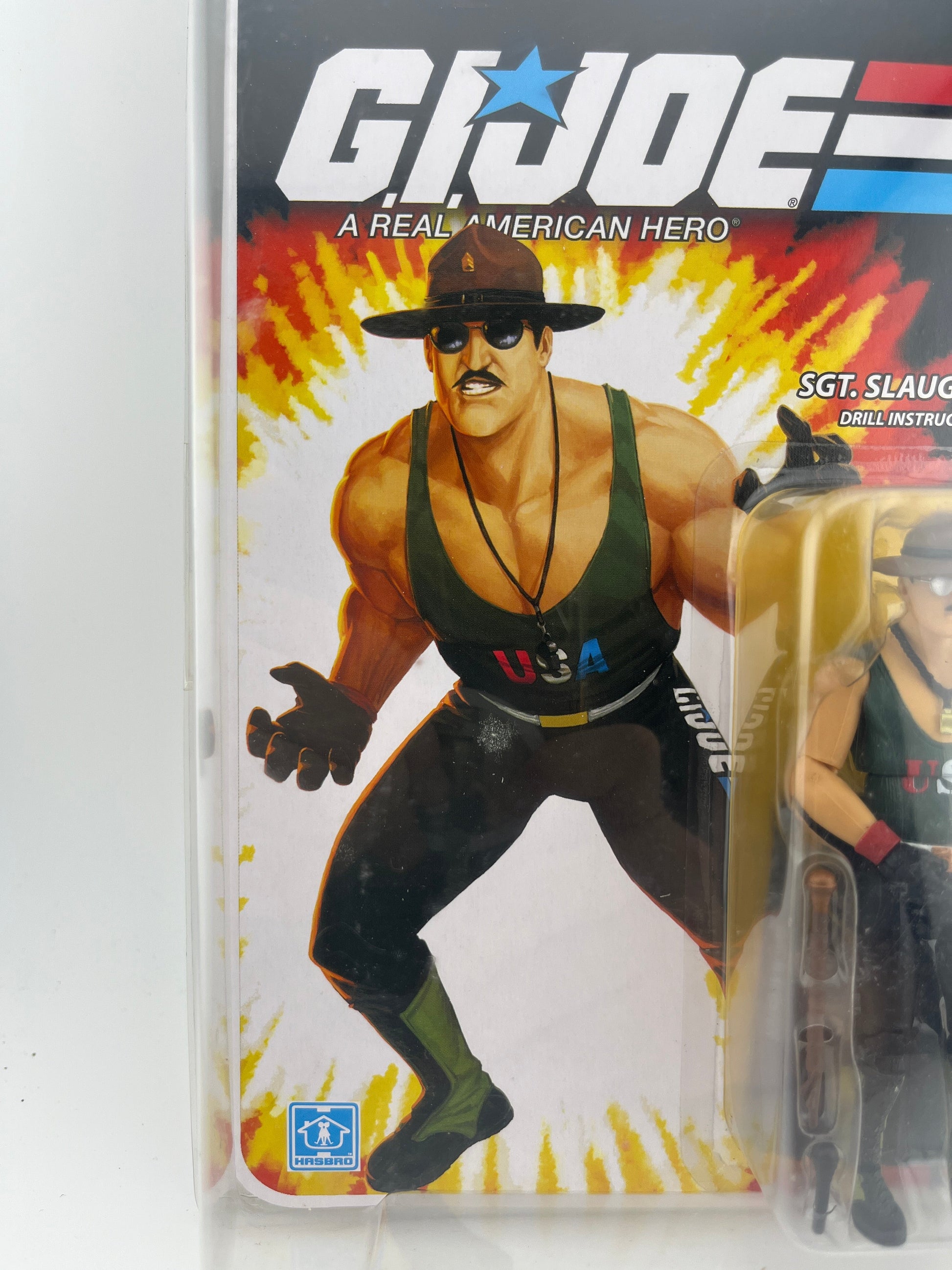 G.I. Joe 25th Anniversary - 2010 SDCC Sgt. Slaughter Team U.S.A Version Figure FRENLY BRICKS - Open 7 Days