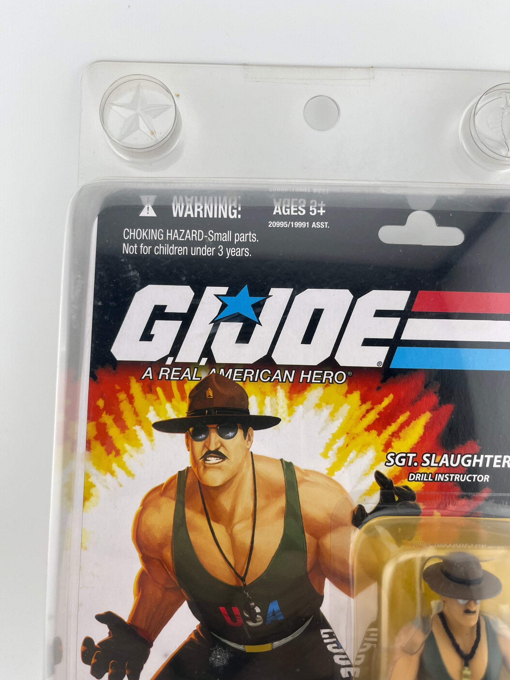 G.I. Joe 25th Anniversary - 2010 SDCC Sgt. Slaughter Team U.S.A Version Figure FRENLY BRICKS - Open 7 Days