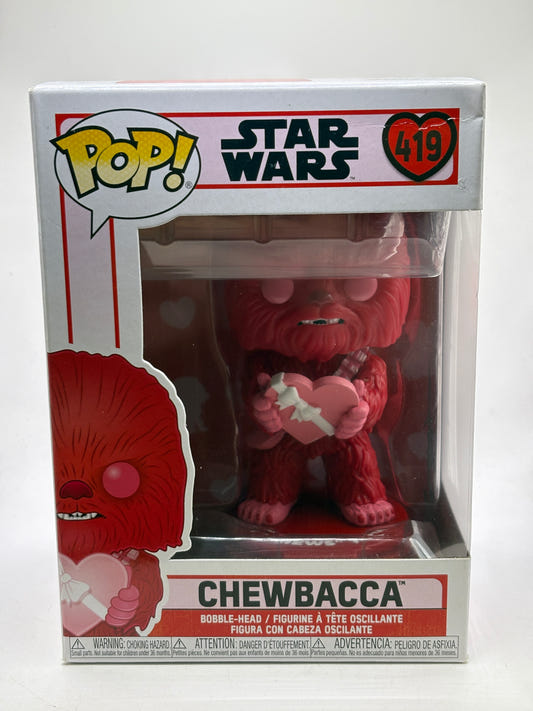 Funko POP! Star Wars #419 Chewbacca Bobble-Head Valentines