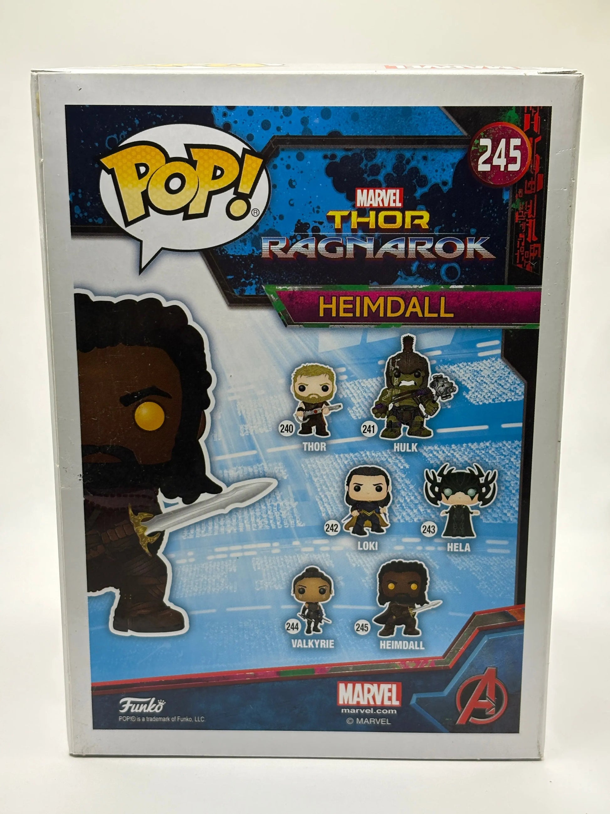 Funko POP! Marvel Thor Ragnarok #245 Heimdall FRENLY BRICKS - Open 7 Days