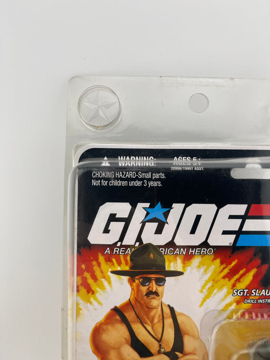 2010 GI Joe SDCC Convention Exclusive Sgt. Slaughter BLACK SHIRT Variant Hasbro FRENLY BRICKS - Open 7 Days