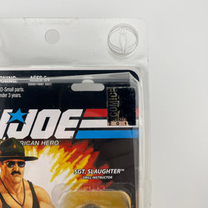 2010 GI Joe SDCC Convention Exclusive Sgt. Slaughter BLACK SHIRT Variant Hasbro FRENLY BRICKS - Open 7 Days